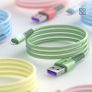 Silicone Fast Charging Cable For iPhone X 11 12 Max 13 Pro Mini Long USB Charger Silicone Image 2
