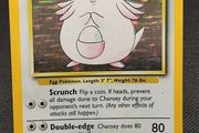 Chansey 3/102 base set Pokemon card