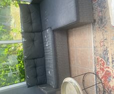 L shaped couch indoor or outdoor