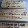 signs, beer, present, gift, man caves, shed Image 7