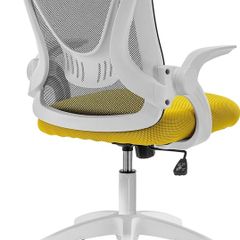 NEW SALE | Office Desk Chair, Ergonomic Mesh Chair With 90 Degree Flip-up Armrest Swivel Computer Chair With Lumbar Support, Adjustable Height, Back Support