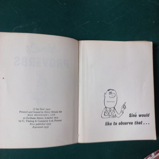 Vintage Book- Sine's Proverbs