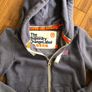 Ladies blue Superdry full zip hoodie small Image 2
