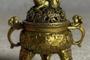 Incense Burner With Qilin Motif - Bronze