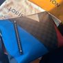 Authentic Louis Vuitton Damier Cobalt Mick PM N41639 America's Cup Image 4