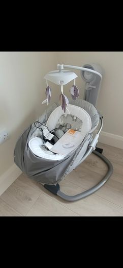 Joie serina swivel baby swing elephant duo.