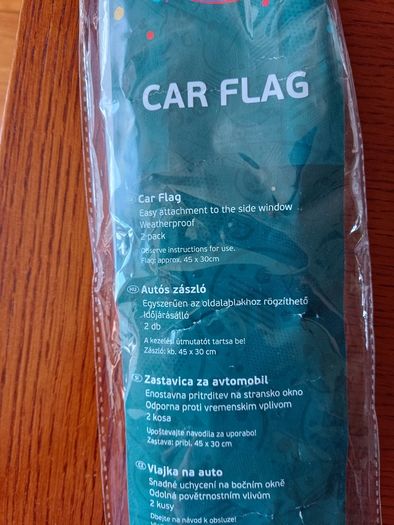 2 Slovak flags for the car - Free shipment
