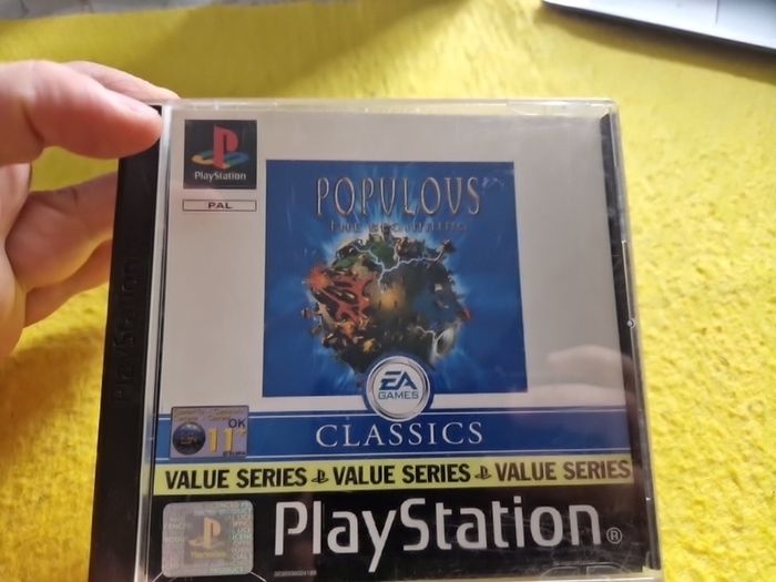 Populous The Beginning PlayStation1 Ps1 PlayStation2 Ps2 games Original