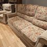 3 piece suite Floral design sofa armchairs settee couch Image 3