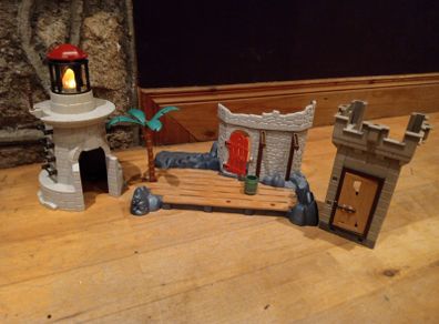 Playmobil Pirates 6146 6680and Lookout Castle