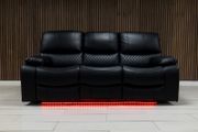3 Seater Rita Plus Electric Leather Recliner Sofa