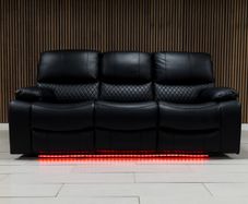 3 Seater Rita Plus Electric Leather Recliner Sofa