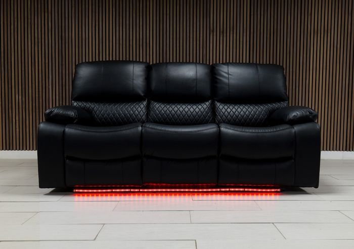3 Seater Rita Plus Electric Leather Recliner Sofa