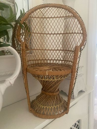 Shabby Chic Display Chair for Plants Dolls Teddies
