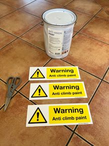 Anti Climb Paint for Security, Burglary, Anti Theft