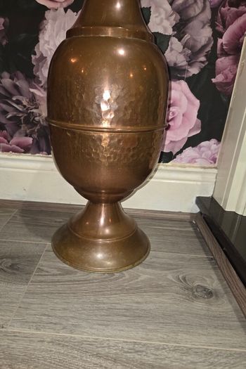 Large Vintage Copper Vase