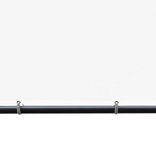 Gazebo with Flat Roof 4x4x2.4 m White 180 g/m.sqr