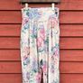 Vintage Floral Lightweight Pants Image 2