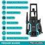 Pressure Washer Jet Wash Power Electric High Performance Cleaner For Patio and Car 1600W - Portable Washers For Cleaning Drives, Walls, Vehicles, Garden Furniture Image 7