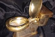 Vintage Brass Lidded Ashtray