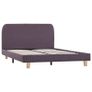 Bed Frame Taupe Fabric 120x190 cm Image 2