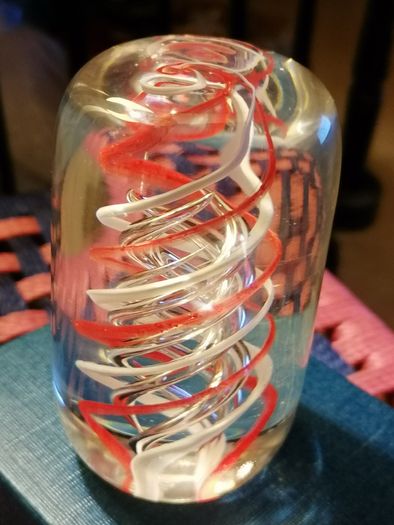 Vintage Glass Paperweight