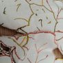 Vintage linen table mats,  leaves, leaf, vintage coasters Image 3