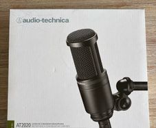 Audio Technica AT2020 microphone and popkiller