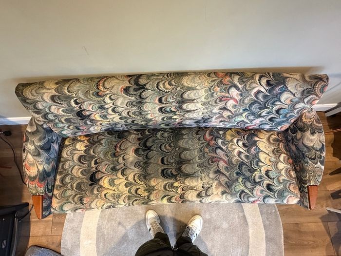 1950's  Vintage Danish Sofa re-upholstered