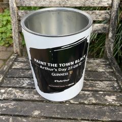 Guinness Advertising Tin " Arthur's Day "