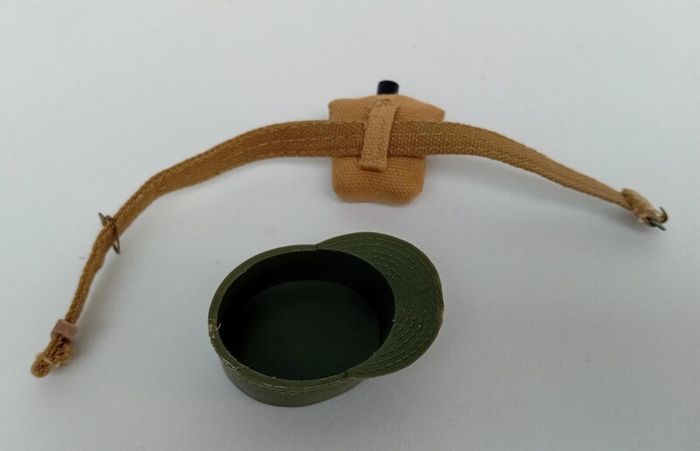 Palitoy Action Man Belt & Water Bottle & Hat