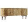 TV Cabinet Solid Mango Wood 118x30x45 cm Image 9