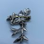 vintage marcasite brooch Image 4