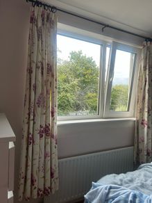 floral curtains