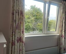 floral curtains