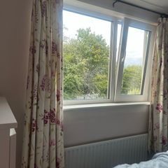 floral curtains