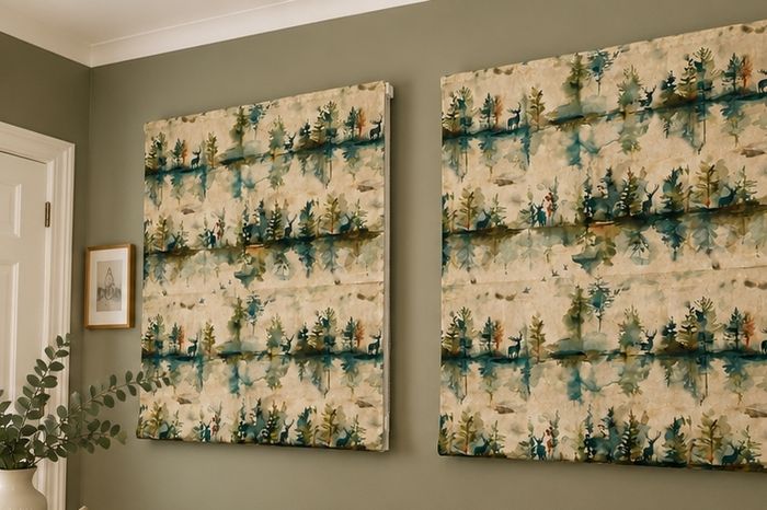 Blackout Roman Blinds x 2 Voyage Maison