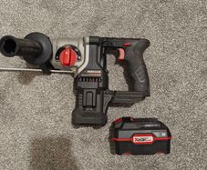 Hammer drill with battery (used only couple of times)