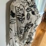 Zara Print Sheer Blouse Image 4