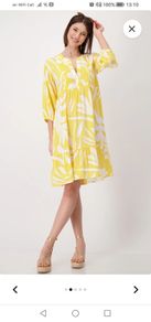 Monari yellow dress UK 12-14 BNWT