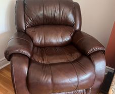 leather armchair brown
