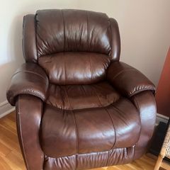 leather armchair brown