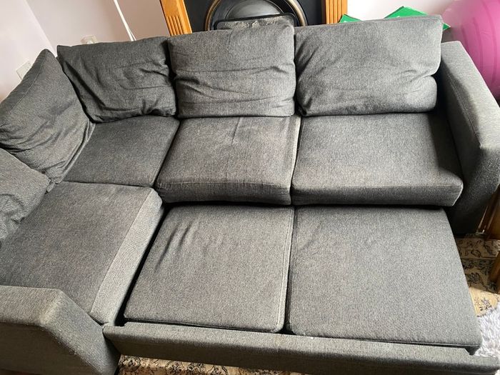 Sofa bed 4 seater grey