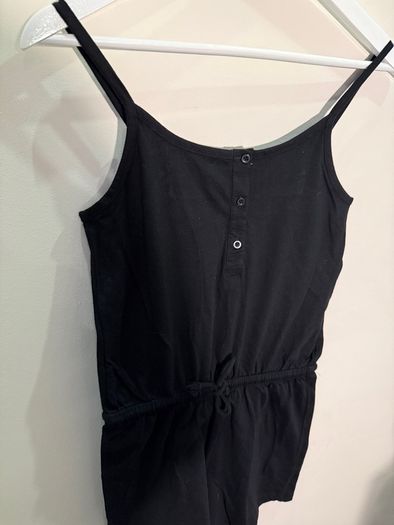 PENNEYS Primark Black Button Down Playsuit Size 6!