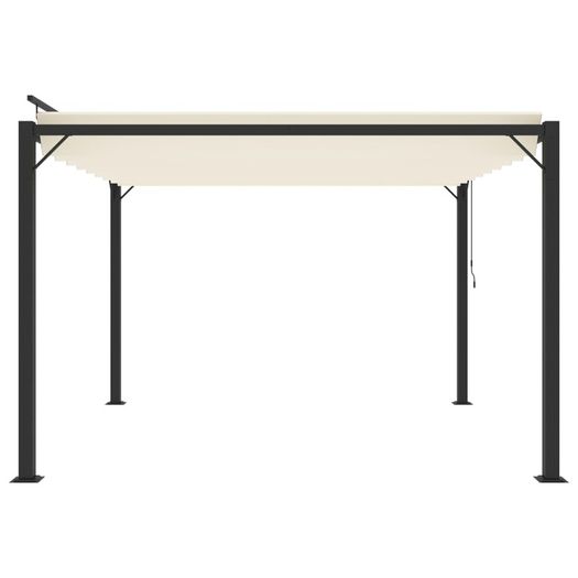 Gazebo 3x3m with Adjustable Louvered Roof
