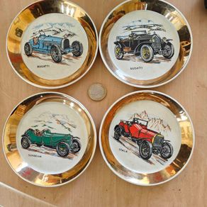 Wade veteran vintage car series plates x 4