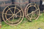 Pair of Cast Iron Gear Wheels KAS1242
