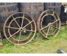 Pair of Cast Iron Gear Wheels KAS1242