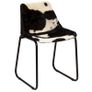 Dining Chair 6 pcs Genuine Goat Leather Image 6
