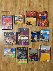 Lonely Planet travel and Spanish learning guides